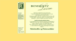 Desktop Screenshot of bomholtz-larsen.dk