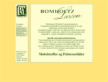Tablet Screenshot of bomholtz-larsen.dk